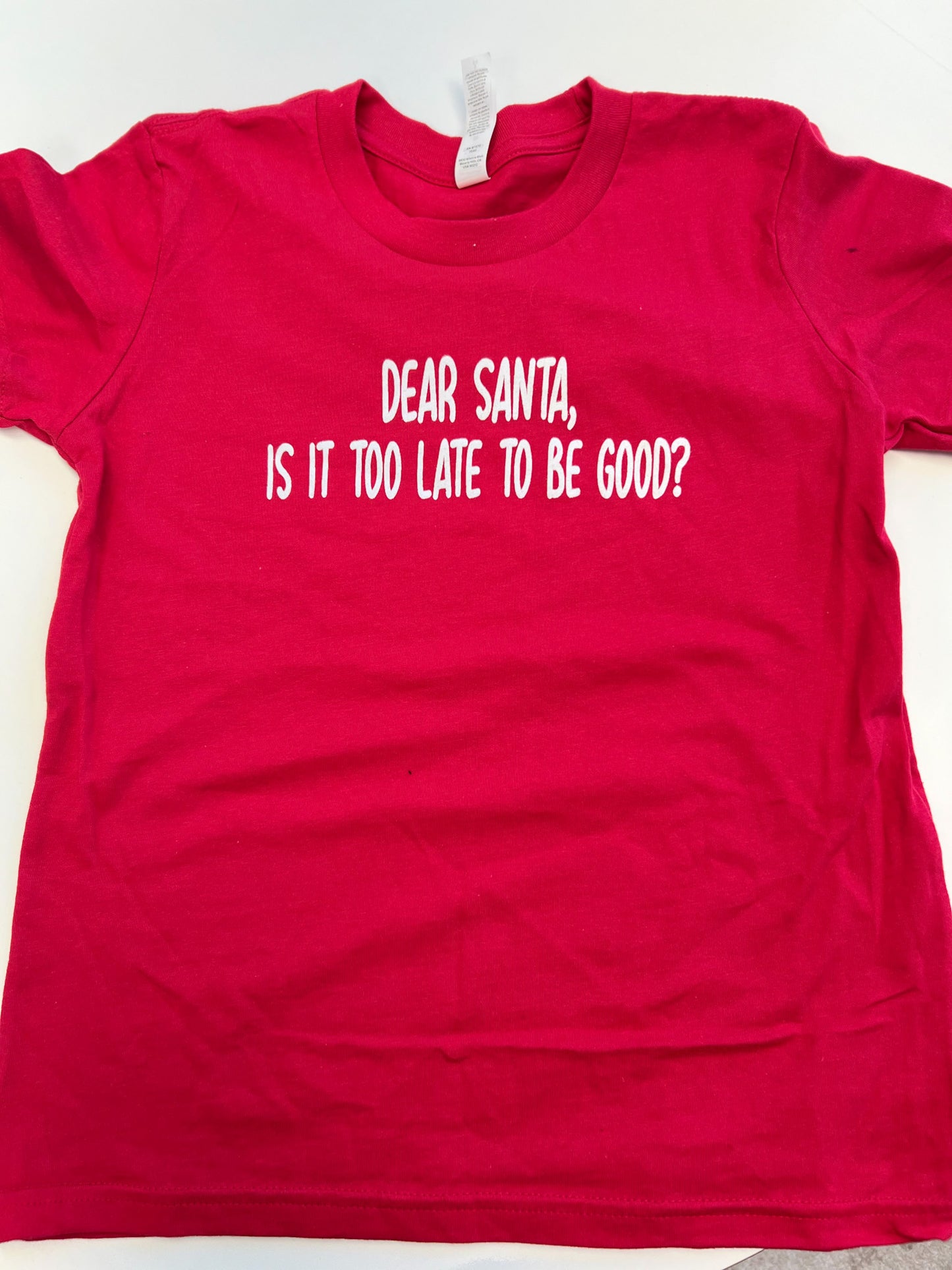 2023 Christmas - DEAR SANTA youth short sleeve shirt